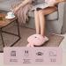 Lichengtai Electric Foot Warmer 4 Temperature Levels & 3 Timing Shutdown Cozy Heating Pillows for Winter Ideal for Family Living Room Office - Pink for Women & Children - Buy Online on GoSupps.com
