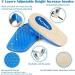 3 Layers Adjustable Orthopedic Heel Wedge Lift | Leg Length Discrepancies Insoles | Height Increase for Achilles Tendonitis & Heel Pain | Small Beige - Men & Women - Buy Online on GoSupps.com
