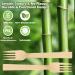 Bamboo Disposable Cutlery - Bamboo Forks 200PCS 6.7" Disposable for Travel Camping Utensils Set 100% Biodegradable Compostable Renewable Fork 200 fork - Buy Online on GoSupps.com