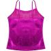VernLan Shiny Metallic Camisole Tank Top - Hot Pink - Size 8 | Girls Dancewear for Party Jazz Modern Dance Performances - Buy Online on GoSupps.com