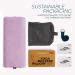 Victorem Yoga Bolster Pillow - Rectangular Meditation Pillow with Washable Cover and Handle for Restorative Yoga - Includes Strap - Buy Online on GoSupps.com