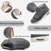 FZYUAN Winter Diabetic Slippers for Swollen Feet | Extra Wide Orthopedic Walking Shoes | Adjustable Non-Slip Elderly Arthritis Shoes - Grey (Women 12/Men 9) - Buy Online on GoSupps.com