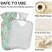 Naanle Vintage Flower Hot Water Bottle | 1L Transparent Heat Bottle for Back Pain Relief & Cold Therapy - Comfort for Hands & Feet - Buy Online on GoSupps.com