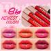 6Pcs Lip Glaze Jelly Lipstick Set - Vivid Colors Juicy Glossy Finish Long-Lasting Moisturizing Tint | High Pigment Clear & Natural Lip Makeup - Buy Online on GoSupps.com