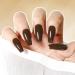 Gellen Brown Gel Nail Polish Set - 6 Color Autumn Fall Kit with Gold Glitter Long Lasting No Wipe UV Gel for DIY Nail Art - Buy Online on GoSupps.com