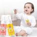 Kids Foam Toothpaste Fluoride Free Natural Formula Suitable for Toddler's Oral Cleaning and Cavity Prevention Strawberry/Orange Flavor (Orange) - Buy Online on GoSupps.com