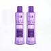 Cadiveu Plastica Dos Fios - Home Care - Shampoo and Conditioner Hair smoothing set for all hair types  Duo Set. (2 x 300ml)