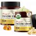 Beef Tallow Skincare Lot de 2 cr mes bio pour le visage et le corps 100 % herbe Fed Beef Tallow hydratation profonde et soin du suif de b uf cr me biologique absorption rapide pour peaux sensibles