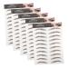 Didiseaon 5 Sheets Eyebrow 3d Sticker Stickers Waterproof Imitation Ecological Makeup Brow Sticker Tool Modify