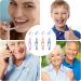 4-Piece Prosthesis Toothbrush Set | Soft Bristle Double-Headed Cleaning Brush for Artificial Teeth | International Shipping Available - Buy Online on GoSupps.com