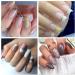 French Line U-Shaped Nail Art Stickers - 8 Sheets Exquisite Decals in Gold, Silver, Black, and Rose Gold for Women and Girls - Buy Online on GoSupps.com