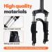 HTBCCHB 12 Inch Front Suspension Fork | Alloy Steel Holder | Motorcycle MTB Bicycle Electric Scooter | Brake Disc Compatible | Electric Bicycle Shock Absorber - Buy Online on GoSupps.com