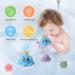 Delycazy LED Octopus Bath Toy for 1-3 Year Olds - Automatic Spray Water & Light Up, Perfect for Toddlers & Kids, Blue - Buy Online on GoSupps.com