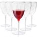 Potchen 32 Pieces Clear Plastic Champagne Glasses Hard Disposable Plastic Champagne Flute Plastic Wine Glasses Mimosa Glasses Wedding Champagne Flutes for Drinking Toasting Home Daily Life 8 oz