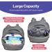 BabbleRoo Large Diaper Bag Backpack - Dark Grey with Changing Mat Pacifier Bag & Stroller Straps | International Shipping Available - Buy Online on GoSupps.com