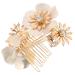 Didiseaon 1 Pair wedding hair accessories wedding grace hair comb headgear rhinestones hair combs for wedding hair combs for women accessories fine hair rhinestone hair comb hair Hair up
