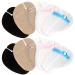 Holibanna Red Slippers 5 Pairs Gel Metatarsal Pads Forefoot Cushion Inserts Anti- Ball of Foot Grip Pads for Women and Sandals Flip-Flops Red Sandals