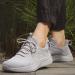 Feethit Men's Non Slip Walking Sneakers - Size 9.5 Grey | Lightweight Breathable Running Shoes for Gym and Tennis - Buy Online on GoSupps.com