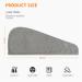 Kinhwa Bamboo Microfiber Hair Turban Towel - Quick Drying Super Absorbent Soft 3-Pack (Gray Waffle Stripes) - Perfect for All Hair Types - 25x65cm - Buy Online on GoSupps.com