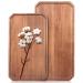 40.6 cm and 35.6 cm serving panels made of acacia wood decorative plate for fruit food trays charcuterie plates rectangular plates kitchen counter cheese board 16 "X 8" & 14 "X 8"