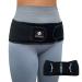 SI Belt - Sacroiliac Belt for Women and Men SI Joint Belt Pelvis Support Belt Sciatic Nerve Brace Lower Back Lumbar Sciatic Pain Relief Trochanter Belt Black One Size
