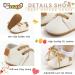Infant Baby Oxford Shoes | Pu Leather Lace-Up | Anti-Slip Trainer | Soft Rubber Sole | First Walking Sneakers 0-6 Months - White - Buy Online on GoSupps.com