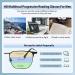 Photochromic Progressive Multifocus Reading Glasses for Men - Anti Blue Light Transition Multifocal Sunglasses Clear 3.0x - Shop Internationally - Buy Online on GoSupps.com
