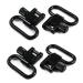 4 PIECE 2.54cm Quick Release Sling Swivel for Rifle Sling Air Rifle Screw Wooden Post