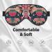 Bohemian Elephant Eye Mask | Unisex Light-Blocking Sleeping Mask for Comfort - Buy Online on GoSupps.com
