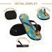 Mnsruu Nautical Sea Anchor Flip Flops - Stylish Multicolor Footwear for Home Hotel Spa & Travel | Unisex Sizes Available - Buy Online on GoSupps.com