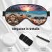Starfish & Coral Beach Print Eye Mask - Unisex Soft Comfort Sleep Shade for Travel Yoga & Shift Work - Buy Online on GoSupps.com