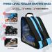 Nusogon Roller Skate Bag | Adjustable Shoulder Strap | Breathable Oxford Cloth | Skating Shoes Storage | Blue | Women Men Adults - Buy Online on GoSupps.com