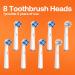 Bitvae R2 Rotating Electric Toothbrush for Adults - 8 Brush Heads, Travel Case, 5 Modes, Rechargeable & Fast Charging - Black - Buy Online on GoSupps.com