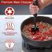 Mixing grinder chopper Meat potato salad tomato chopper Mixing rice mixing grinder shovel/18 (Color: 5pages Black Size: 11 * 2.44cm) 11*2.44cm 5pages Black - Buy Online on GoSupps.com