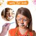 Miserwe Face Paint Kit - 18 Colors, 40 Stencils, 4 Brushes, Non-Toxic Washable Body & Face Paint for Kids & Adults - Buy Online on GoSupps.com