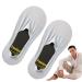 Buy Ice-Soil Invisible Socks for Women | Non-Slip No-Show Ice Skating Socks | Light Gray Slippers & Sneakers - Buy Online on GoSupps.com