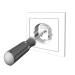 Reer 3245.010 Socket Protector - Screwable White Safety Caps (10 Pieces) for Childproofing | International Shipping - Buy Online on GoSupps.com