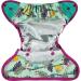Close Parent Green Sloth Waterproof Nappy Cover - Adjustable Popper Design for Newborn to Toddler | Eco-Friendly & Fits Flat/Fitted Nappies - Buy Online on GoSupps.com