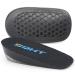 SQHT's Height Increase Insole - Gel Heel Shoe Lift Inserts, Achilles Tendon Cushion for Men and Women (Large (1" Height)) Black Large-1 Inch (Pack of 2)