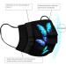Buy Riou 50-Piece Disposable Butterfly Fabric Masks - 3-Layer Breathable Cloth Protection for Adults | International Shipping Available - Buy Online on GoSupps.com