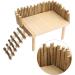 Topiky Hamster Guinea Pig Toy - Wooden Climbing House Bridge & Accessories for Mice & Rats - Buy Online on GoSupps.com