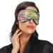 Light Blocking Sleep Mask - Abstract Flowers Butterfly Eye Cover for Men & Women | Adjustable Soft Blindfold for Travel Naps & Sleeping - Buy Online on GoSupps.com
