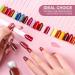 100PCS Transparent Nail Art Tips Swatch Sticks for Gel Polish Practice - DIY Christmas Gifts for Women - Buy Online on GoSupps.com
