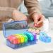 ZIKEE Weekly Pill Organizer - 2 Times a Day AM PM Pill Box with 7 Detachable Cases - Blue - Buy Online on GoSupps.com