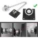 DC12V/24V Door Suction Catch - 60kg/132.3lb Linear Pressure Metal Cast Steel for Secure Door Holding - International Shipping Available - Buy Online on GoSupps.com
