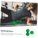 Frcolor 2 Sets Fascia Ball Massage & Foot Massage Gear | Muscle Relaxation & Pain Relief | Peanut Massage Ball for Ultimate Relaxation - Buy Online on GoSupps.com