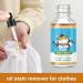 Fovolat Laundry Stain Remover | Professional Oil & Grease Cleaner | 30ml Odor Detergent Booster Food Carpet Upholstery Cleaner For Clothes Laundry Carpets Mattress & Upholstery - Buy Online on GoSupps.com