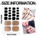 SILPECWEE Toe Nail Stickers - 40 Sheets Full Nail Wraps for Women | Self Adhesive Gel Nail Strips with Nail File | Manicure Sticker Nails Accessories - Buy Online on GoSupps.com