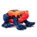 Zappi Co 100% Recycled Plush Poison Dart Frog Orange/Blue Toy (15cm Width) Stuffed Soft Cuddly Eco Friendly animals Collection For New Born Child First kid Poison Dart Frog Orange / Blue