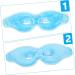 Mobestech Cooling Eye Mask Reusable Gel Compress for Tired Eyes Relief from Eye Puffiness Fatigue for Home Travel Conferences Comfortable Practical Use 285x9x17cm Sky Blue - Buy Online on GoSupps.com